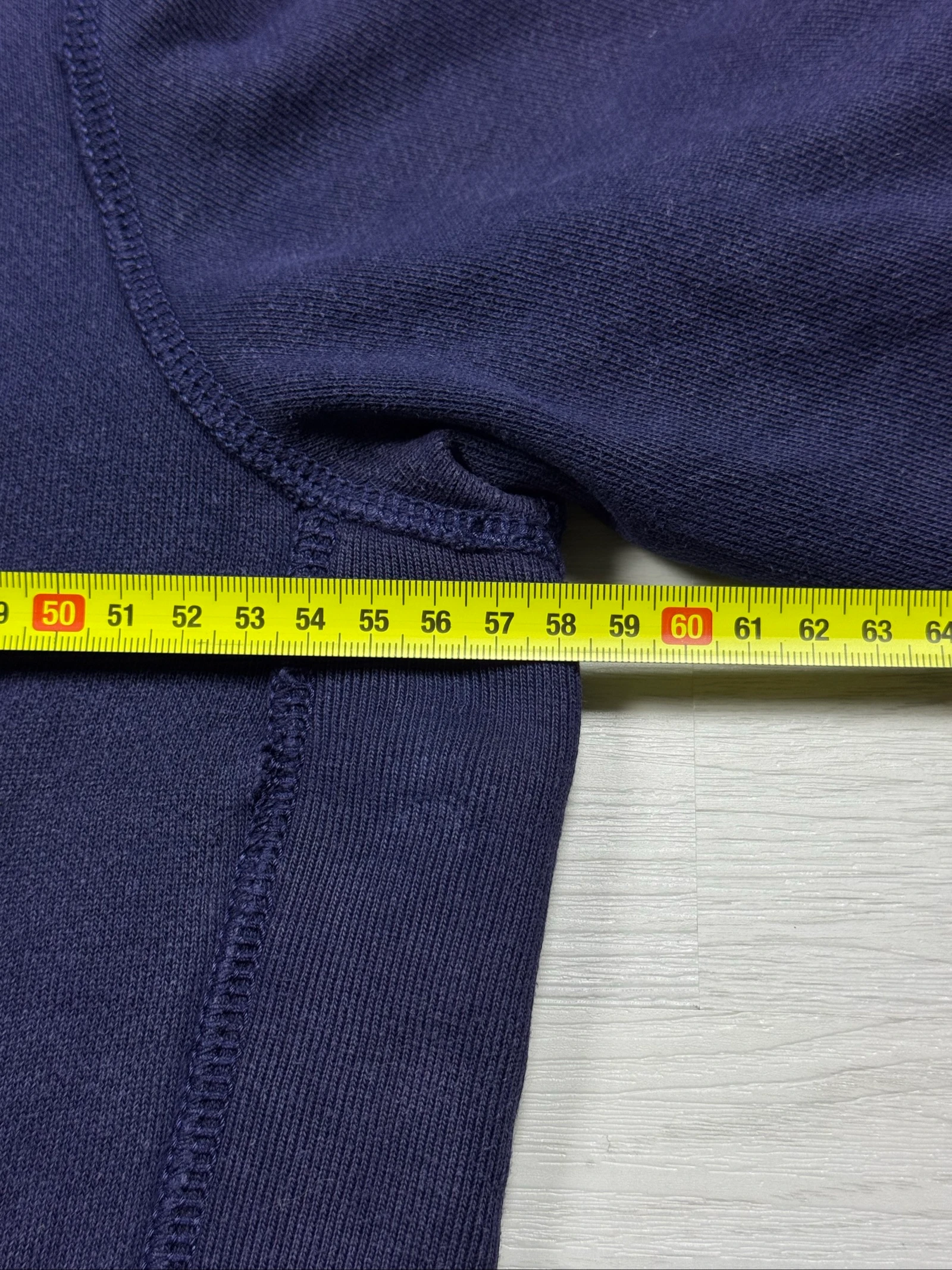 Ralph Lauren Full Zip Hoodie Navy Blue Yellow Pony Vintage Size M/L – photo 10